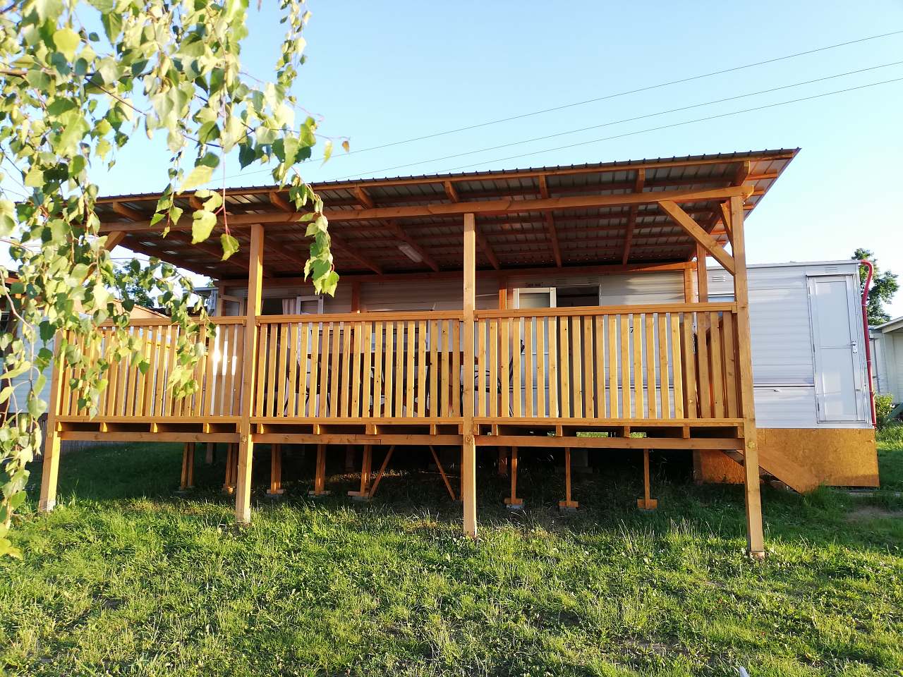 Mobilheim u přehrady Výr - Výrovice